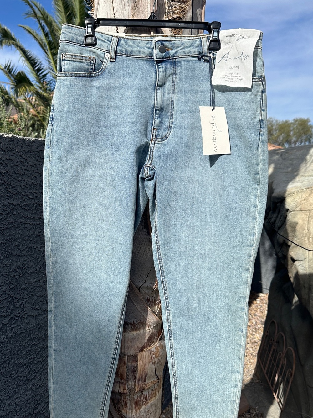 Westbound Light Blue Skinny Jeans for Men
